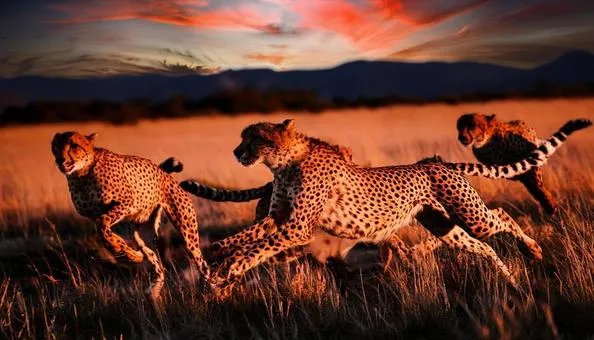 猎豹奔跑 - 四虎 | 物种百科